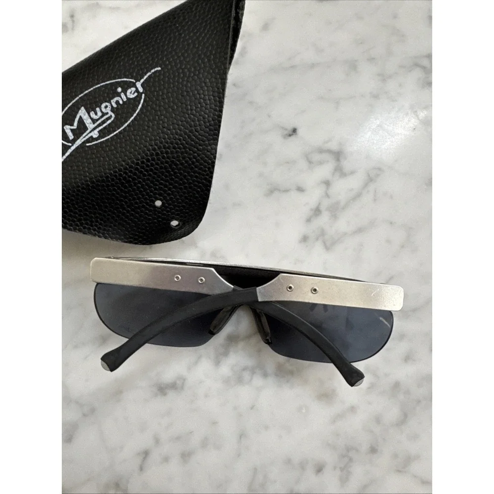 Mugnier Sports Athletic Shield Wrap‎ Sunglasses Black Carbon Fiber France